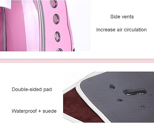 Miniatura 6 de GLOOOB Jaula para periquitos de loro jaula para pájaros mochila para transporte de pájaros mochila para viajes senderismo y uso al aire libre jaula