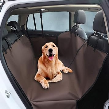 AKSHARA PET BEDS Water Proof Technology Taffeta Black Fabric Car Seat Cover for Dog/Cat for Hatchback Cars
