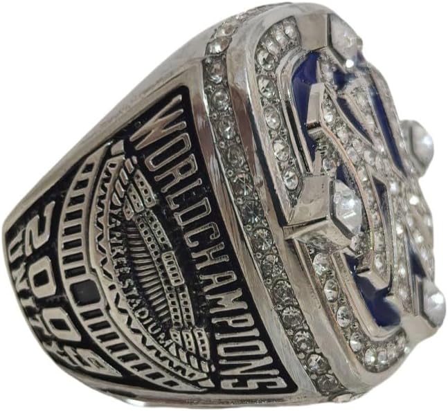 Rare Legacy 2009 Baseball Championship Ring 2#Jeter - High-Level Transparent Sandalbox Gold/Silver Plated • Museum-Grade Replica Display Adult