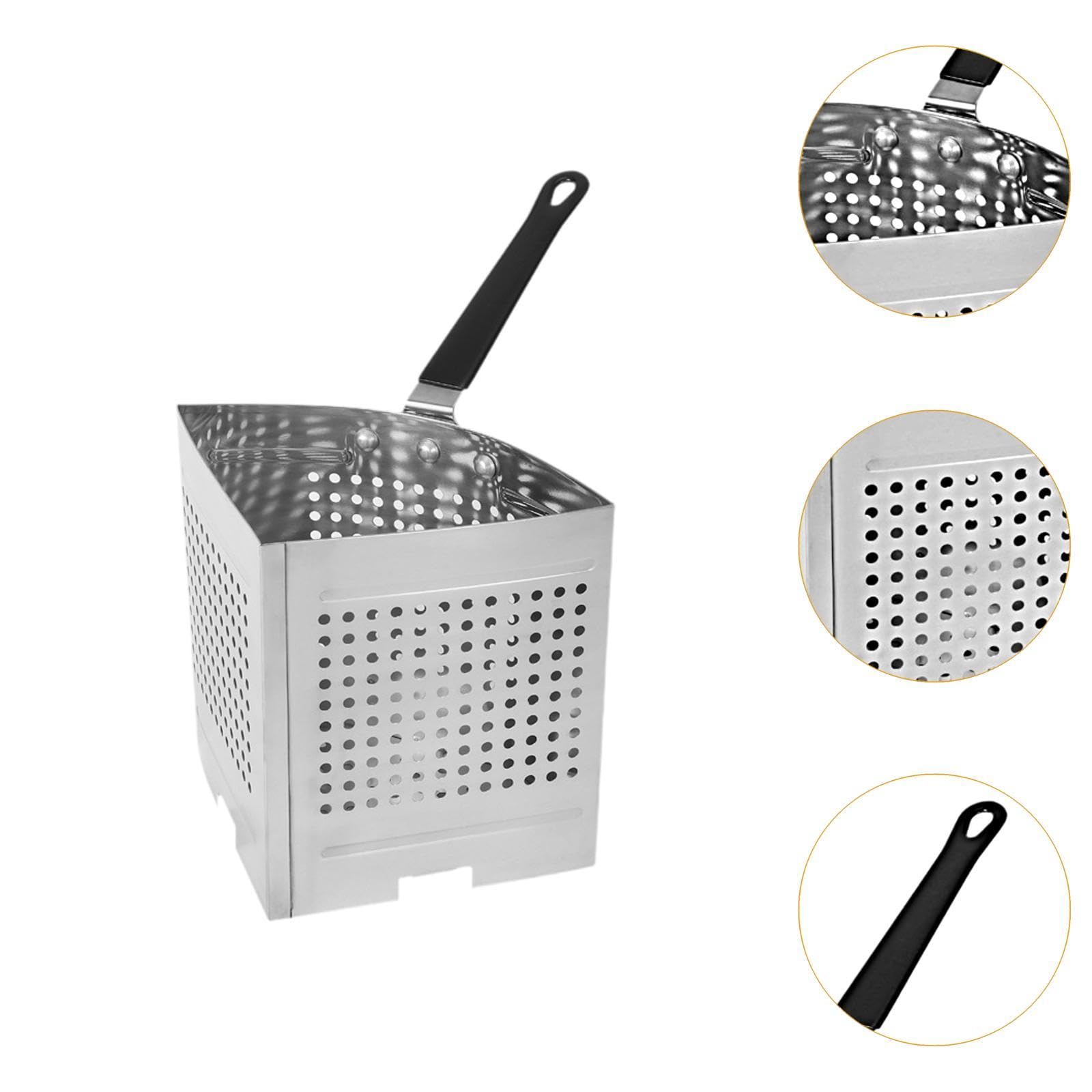 KESOTO Panier à Passoire pour Cuiseur à Pâtes, Polyvalent, Robuste, Perforé, Poche Profonde