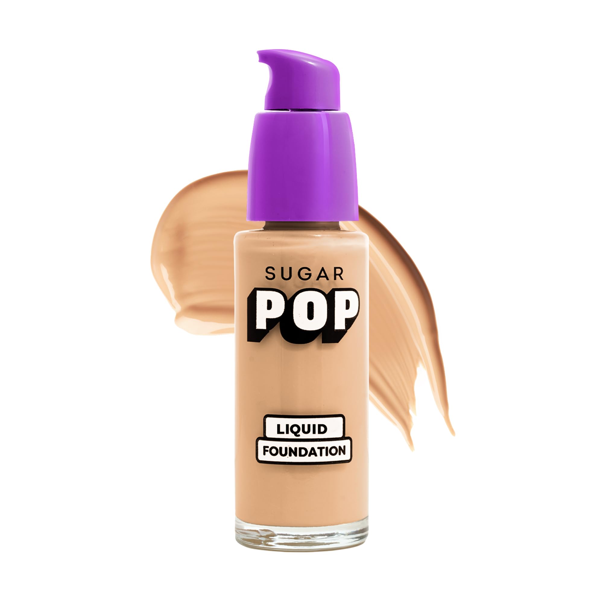 SUGAR POP Liquid Foundation | Lightweight | Full Coverage | Water-resistant | Super-matte - 30ml | 03 Walnut