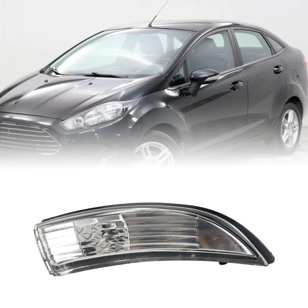 MenDaOLv Wing Mirror Indicator for Ford Fiesta MK7/MK7.5 2008 2009 2010 2011 2012 2013 2014 2015 2016 2017 Dynamic Turn Signal Lights,Flowing Sequential Indicator.,B-Right Side