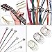 Bosunny 60 PCS Guitar Accessories Kit Including Guitar Picks,Capo,Tuner,Acoustic Guitar Strings,3 in 1String Winder,Bridge Pins,6 String Bone Bridge Saddle and Nut,Finger Picks for Beginner