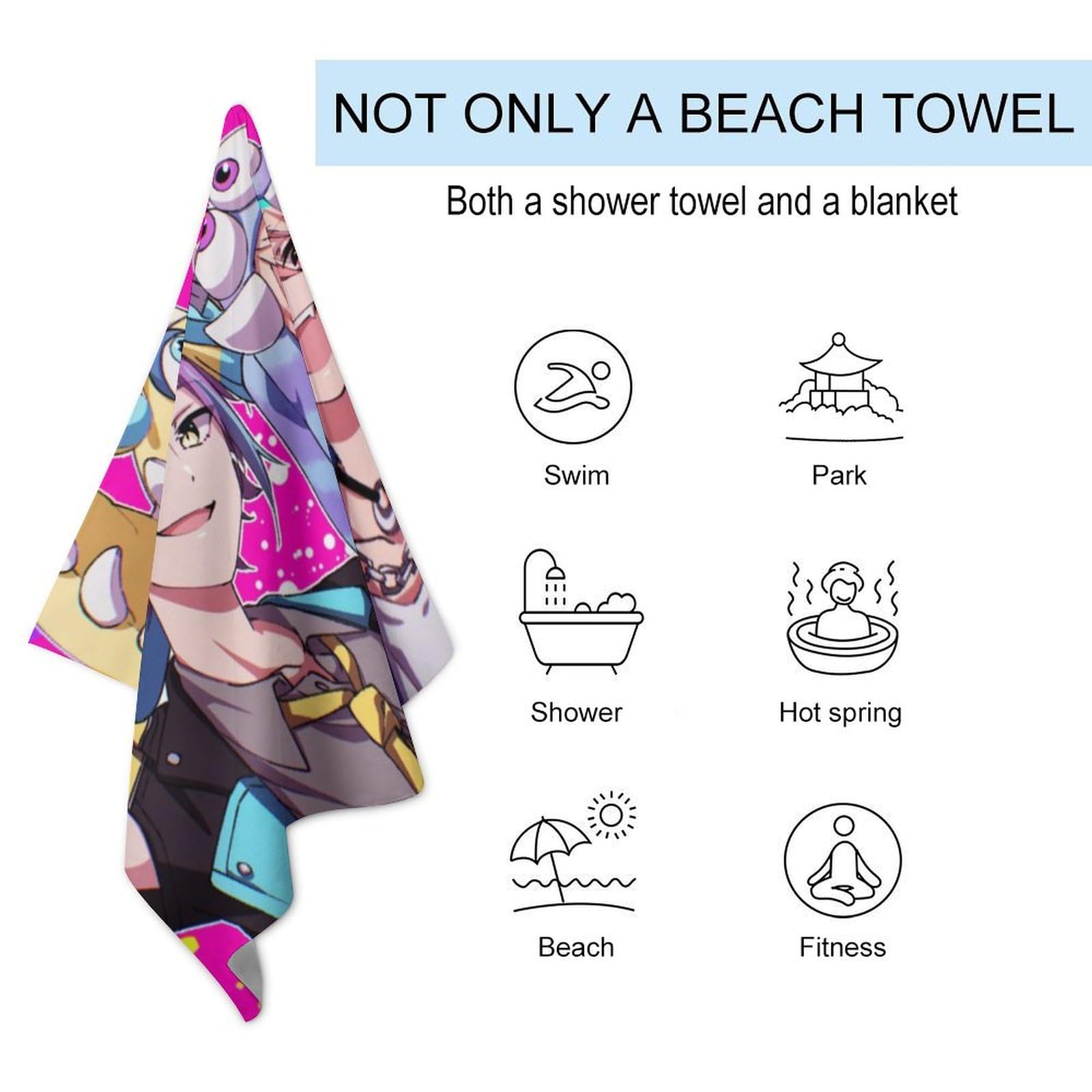 Amazon.co.jp: バスタオル プロセカ ボーカロイド 神代類 天馬司