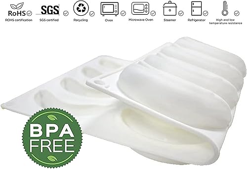 Vista 91 de OCPO KITCHEN Molde de silicona para hornear pasteles de mousse, dulces, pasteles, chocolate, magdalenas, gelatina, galletas, pudín, molde