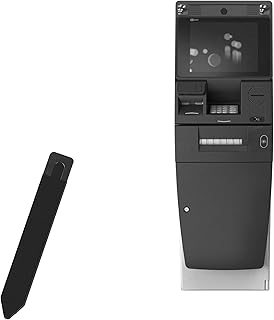 BoxWave Stylus Pouch Compatible with NCR SelfServ 21 - Stylus PortaPouch, Stylus Holder Carrier Portable Self-Adhesive for NCR SelfServ 21 - Jet Black