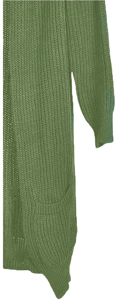 styleBREAKER Cardigan Lungo Donna in Maglia Grossa