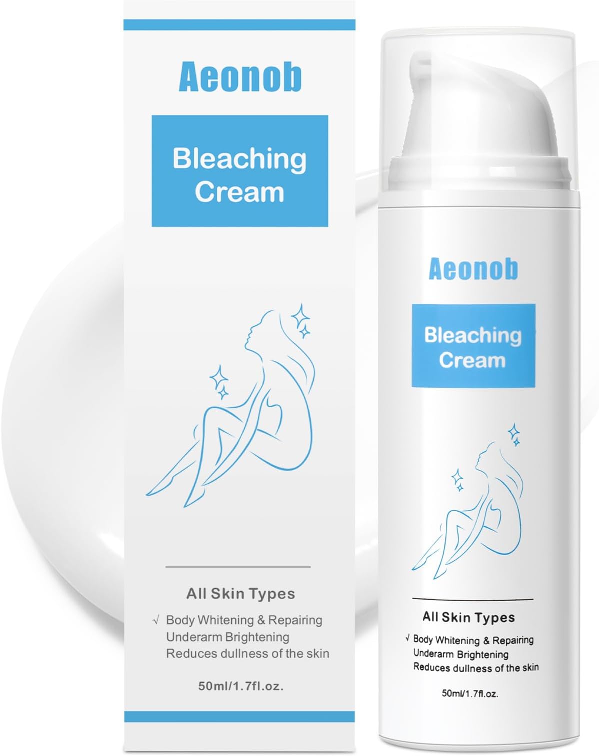 Skin Cream , Intimate Area, Underarms, Knees, Elbows, Inner Thighs, Bikini Line(1.7FL.OZ.)