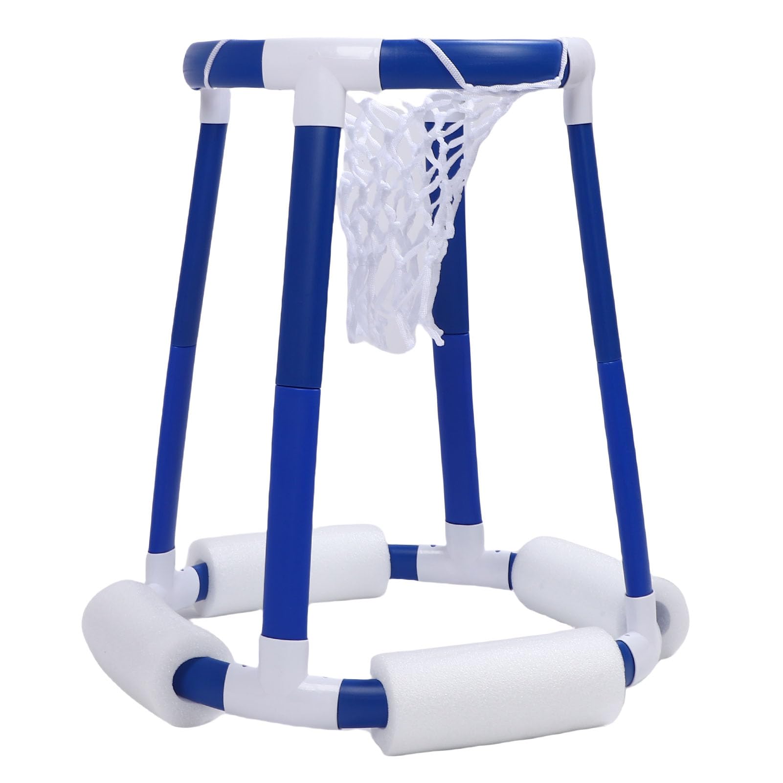 FTVOGUE Pool-Basketballkorb, Schwimmendes Basketballkorb-Set aus Kunststoff und Schaumstoff mit 2 Bällen und Pumpe, 53 X 53 X 59 cm, Wasser- für Schwimmbad-Familienkinder