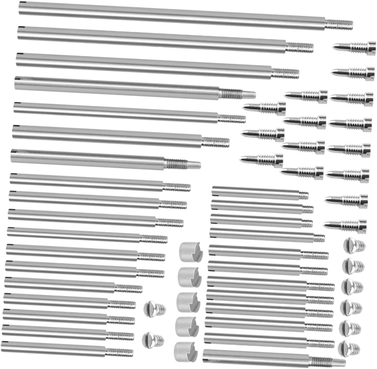 Totority Bassoon Repair Kit Rods Screws Washers Durable Wind Instrument Maintenance Tools for Easy Installation and Replacement for Bassoon Players