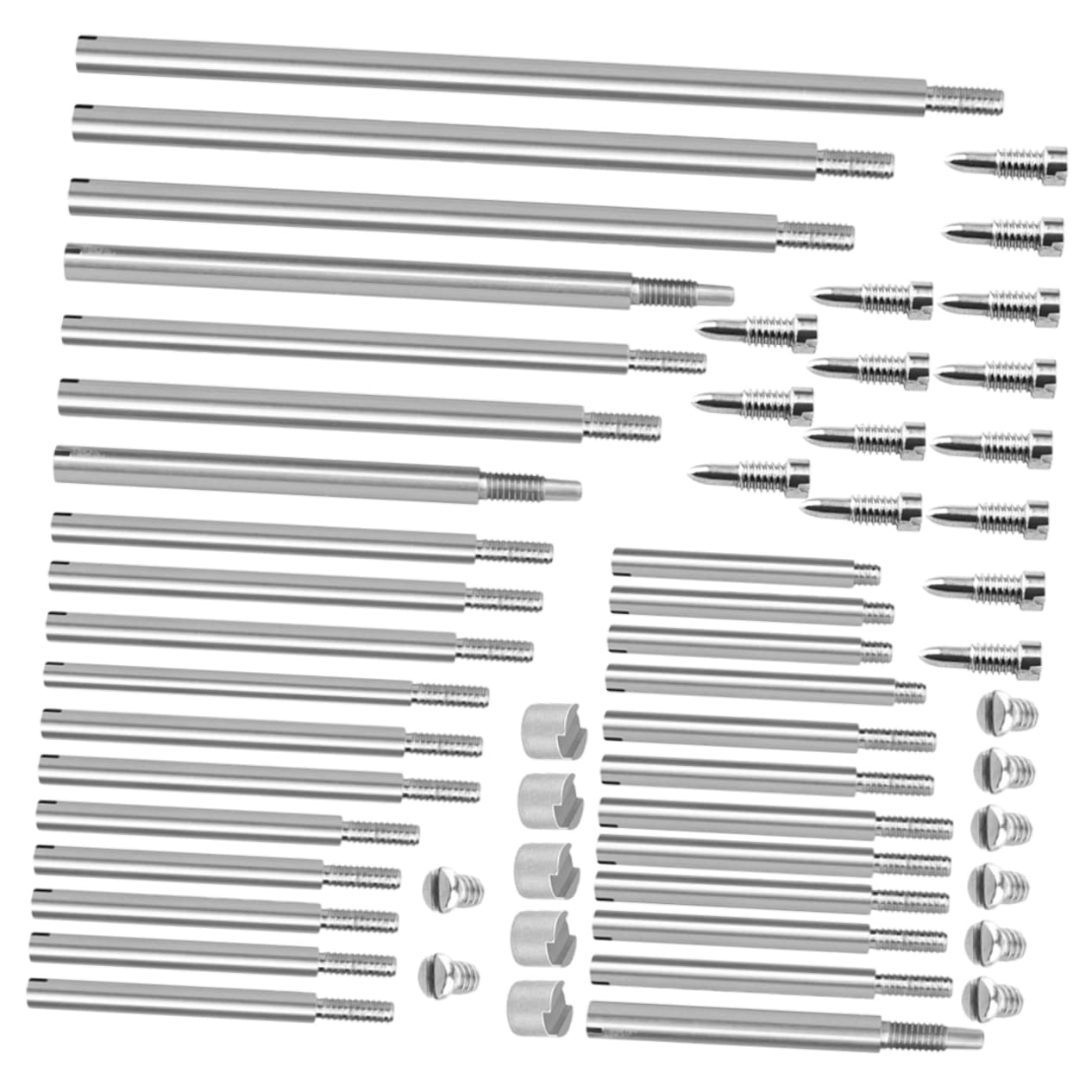 Totority Metal Bassoon Accessories Comprehensive Repair Tool Kit Wind Instrument Screw Set