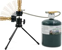 Cybring Universal Propane Bunsen Burner - 360° Rotating Head, Adjustable Height & Flame for Labs, Jewelry, Glassblowing