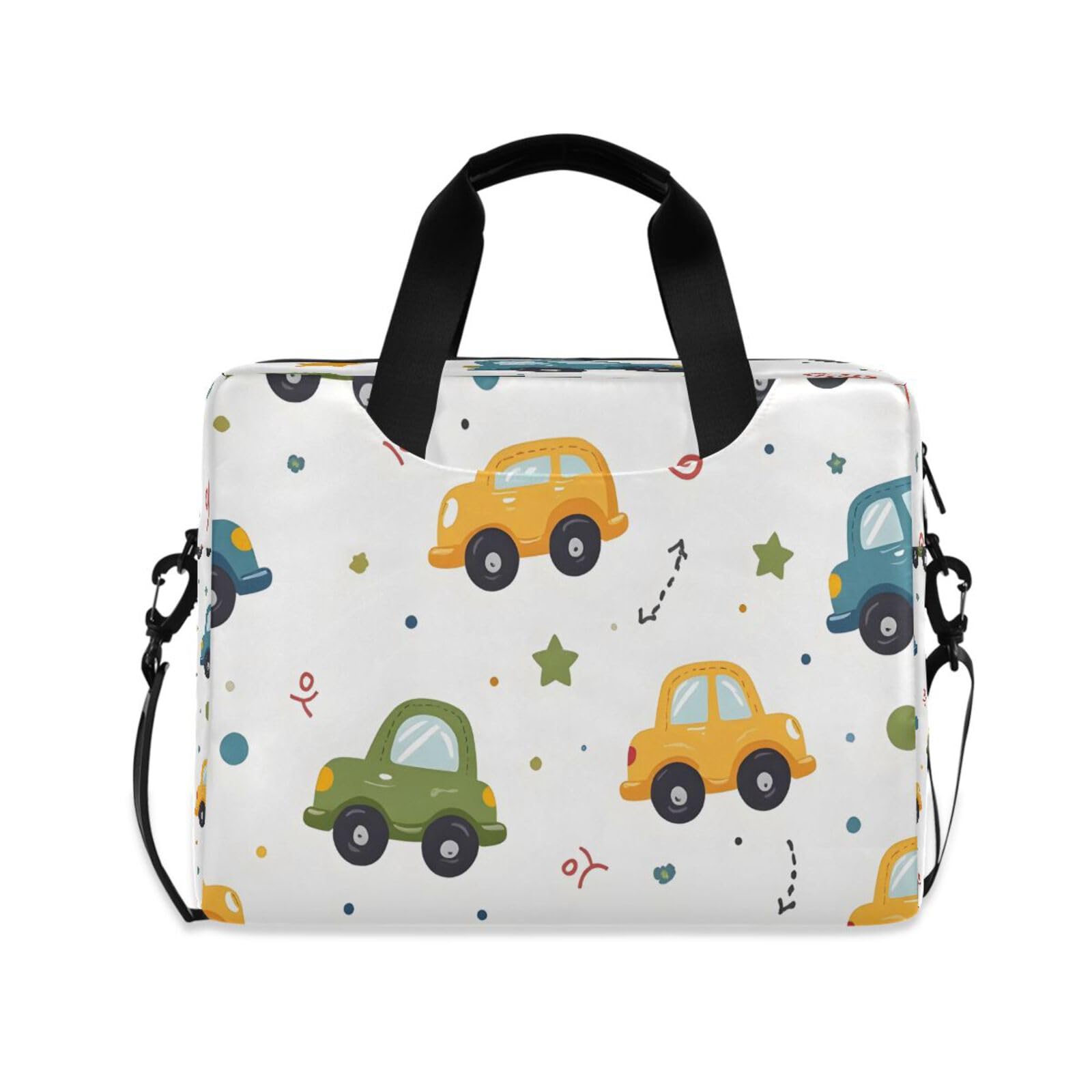 Bolsa para portátil con correa acolchada y bolsillo multicolor 8