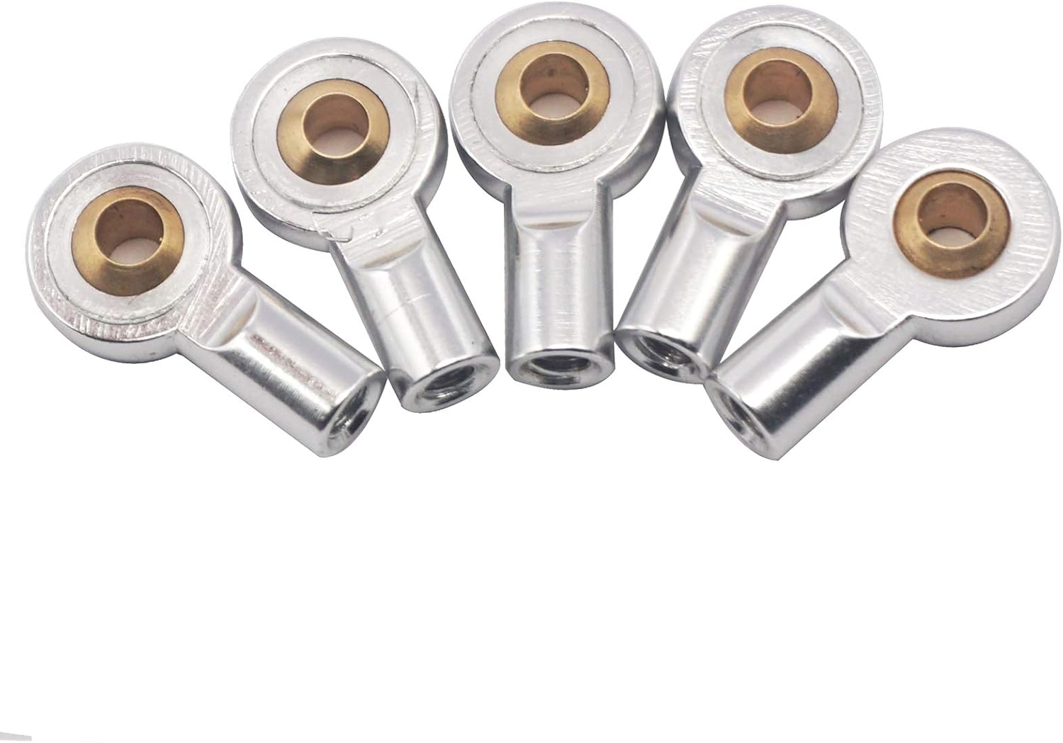 10Pack Vgoohobby Aluminum M3 Link Rod Tie Rod End Ball Head Joint Holder Compatible with Axial Redcat HSP Traxxas HPI 1/10 RC Car Truck DIY Robot Boat Airplane (18mm)