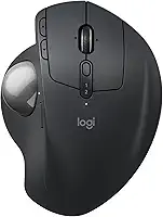 Mouse sem fio Logitech Trackball MX Ergo S com Ajuste de Ângulo, Conexão USB Logi Bolt ou Bluetooth, Easy-Switch para até 3 dispositivos, 6 Botões Programáveis, Compatível com PC/Mac