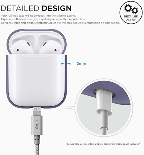 Miniatura 10 de elago AirPods - Funda de silicona para AirPods Protección extra
