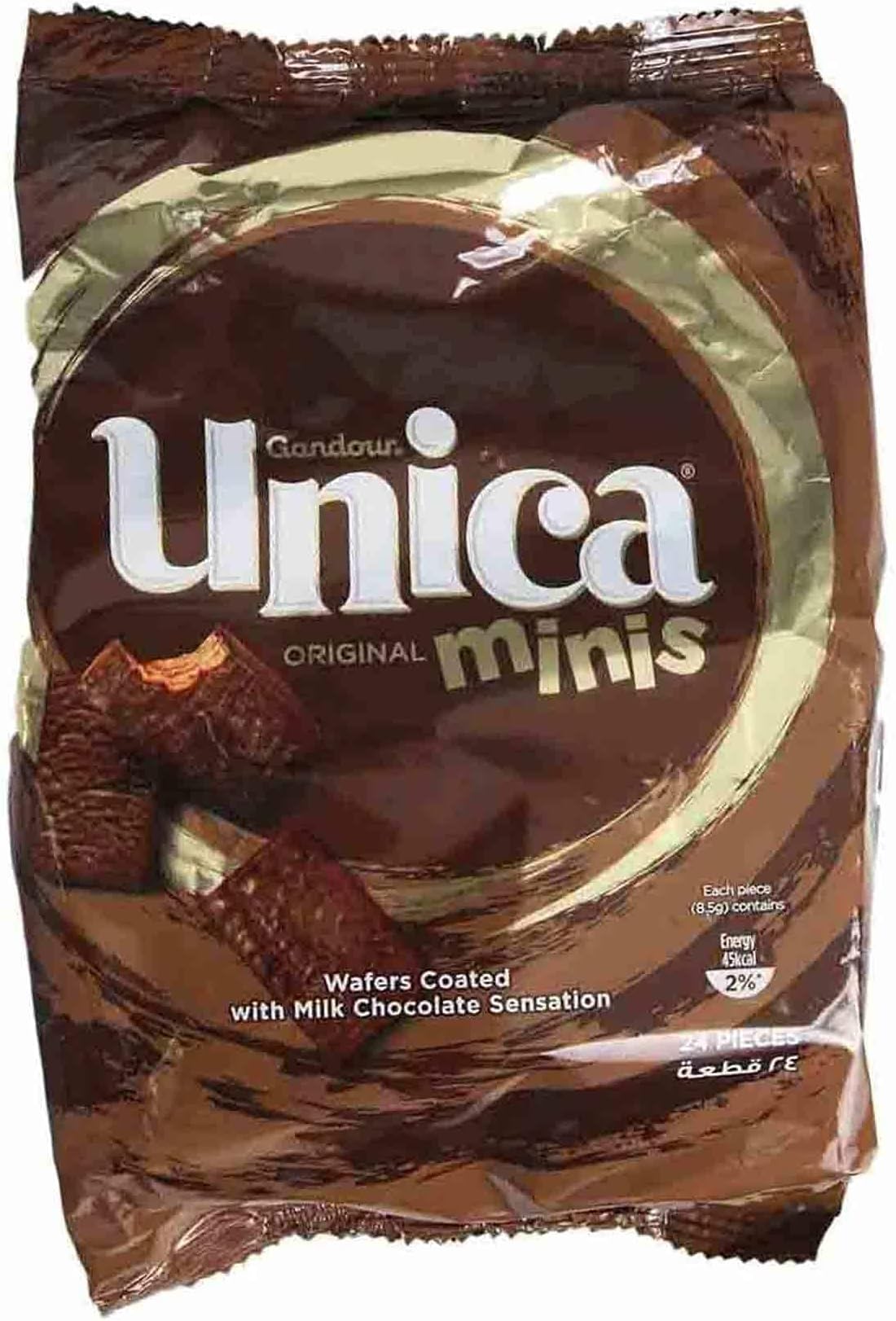 Ghandour Unica Original Minis Chocolate Wafer Bites