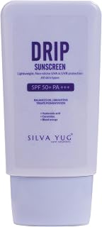 SILVA YUG Drip Sunscreen SPF 50+ PA+++ | 50 ML | Absorption under 5 seconds | APF & Multi-Vitamins for glowing skin | Ultr... Price In India