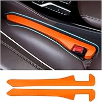 Vista 9 de Junecarp Paquete de 2 rellenos de espacio para asiento de automóvil, organizador flexible para evitar que los artículos se caigan, accesorios
