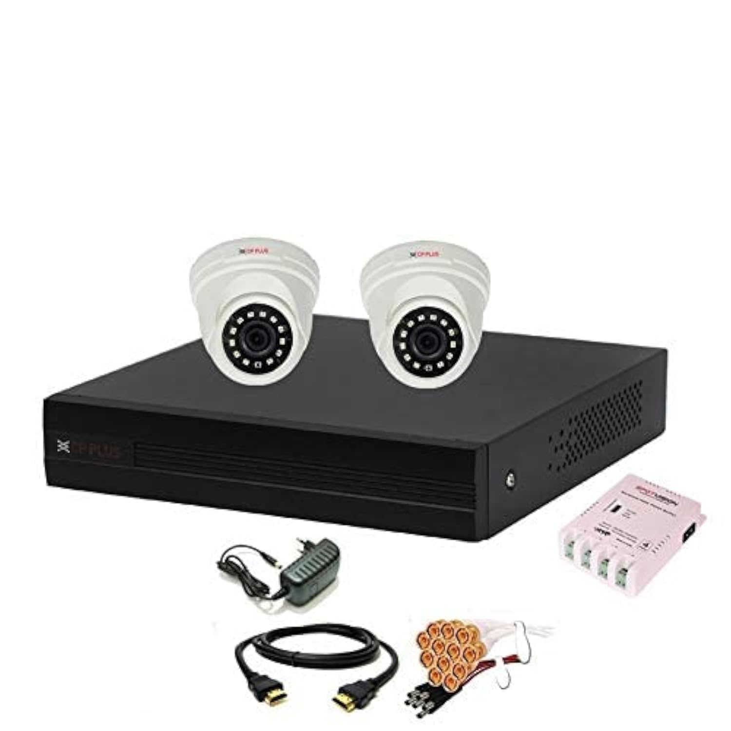CP PLUS Wired 4 Channel HD DVR 1080p , Indoor Camera 2.4 MP 2Pcs, Combo Set-picture-18