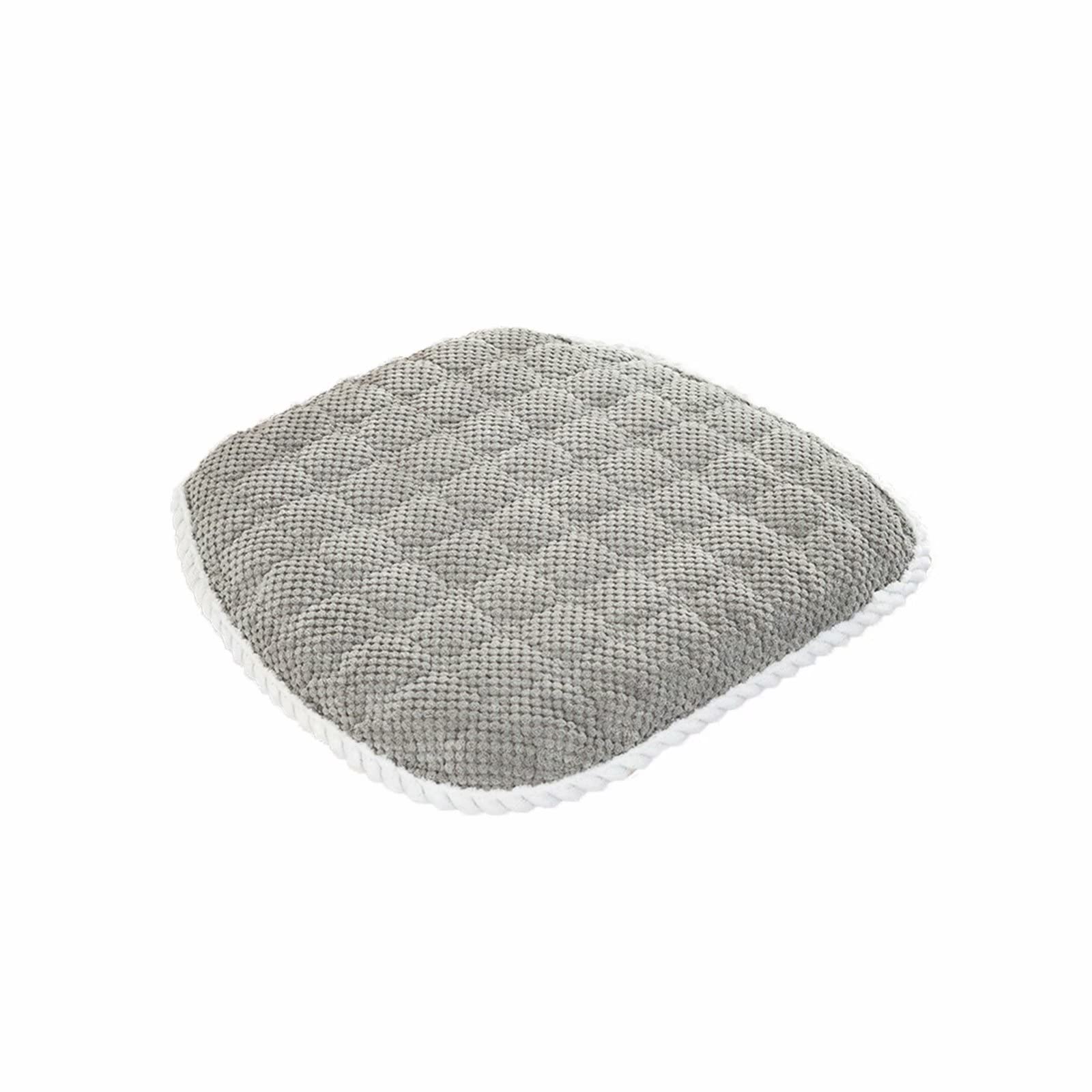Coussins pour chaises de salle à manger confortables lavables gris