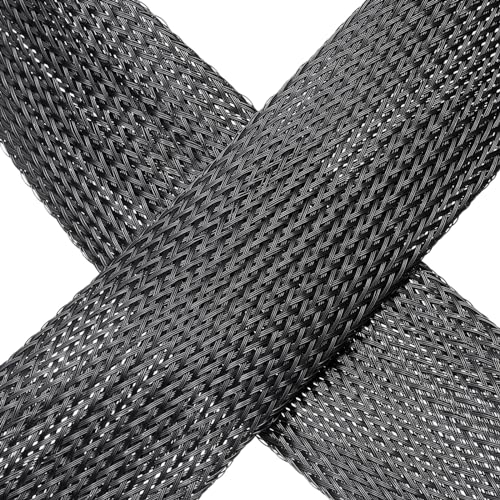 Gaine extensible en PET noir de 3m protège efficacement vos câbles de TV - 4