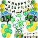 50 Pieces Farm Tractor Theme Party Decorations include Tractor Happy Birthday Banner Tractor Garland Cupcake Toppers Balloons Green Tractor Construction Party Supplies and Favors for Girls Boys Kids 1st 2nd 3rd 4th Birthday Decoration