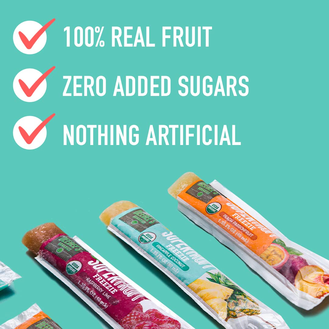 Buy DeeBee's Organics Tropical SuperFruit Freezie, 100 Real Fruit