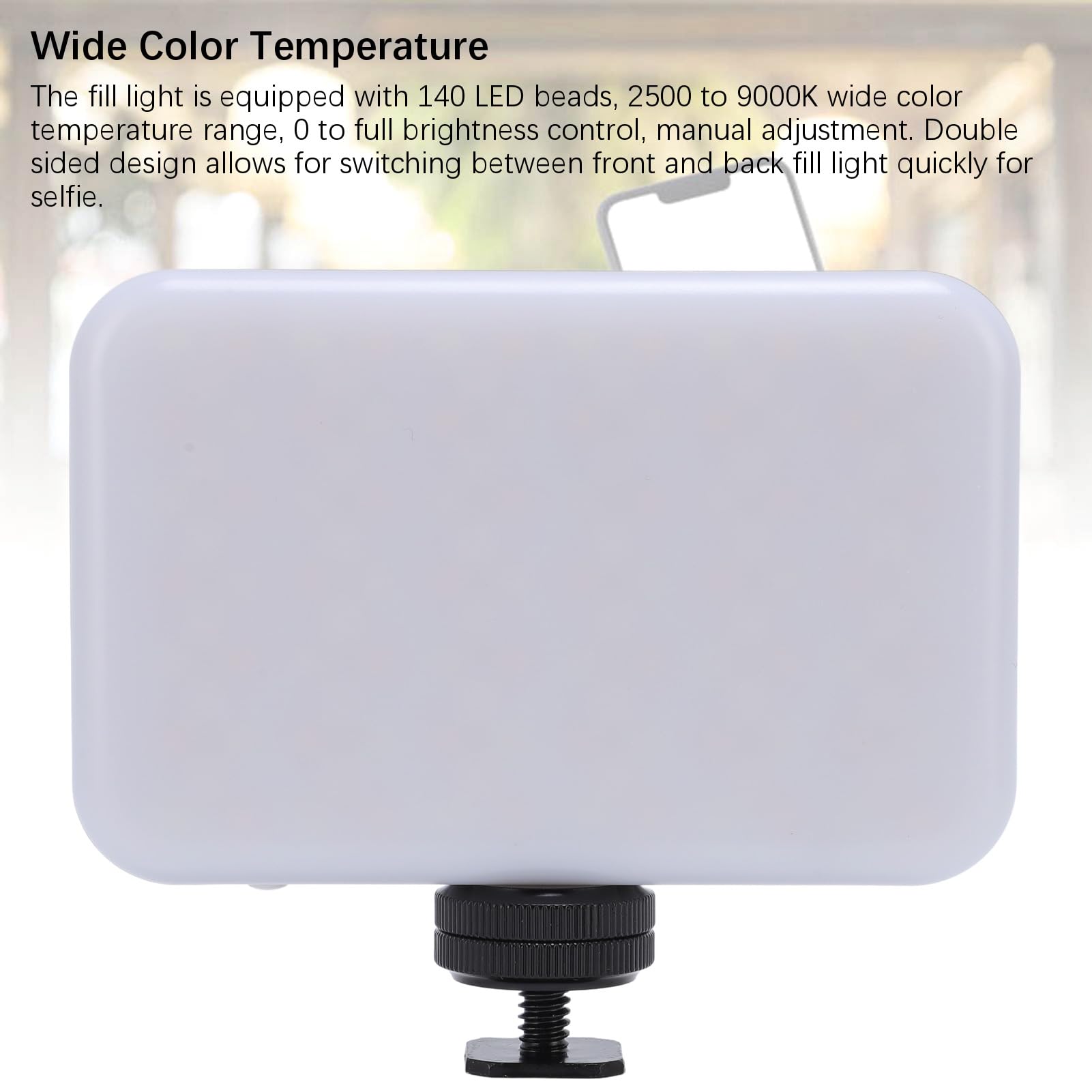 Luce Video RGB da 2500 a 9000K 26 Effetti Speciali Pannello Luminoso Portatile Magnetico a Doppia Faccia LED per Fotografia in Streaming Live