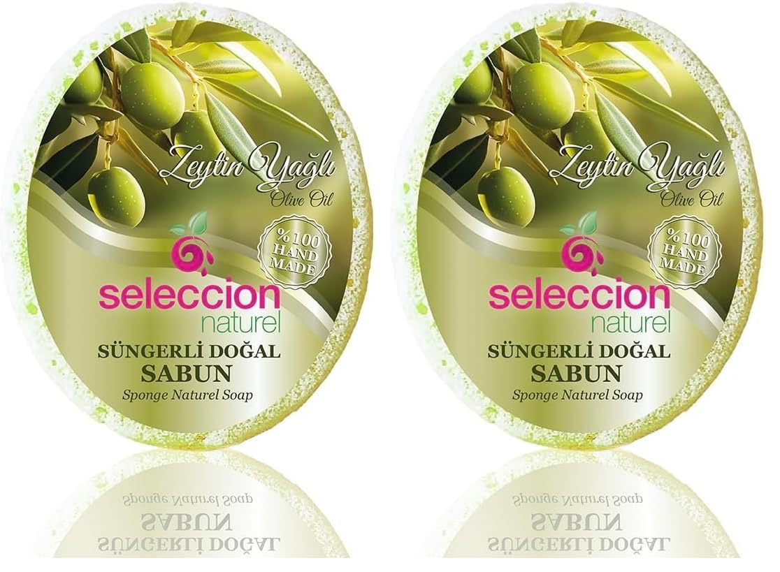 Seleccion Süngerli Sabun 150 gr Zeytinyağlı (2 paketi)