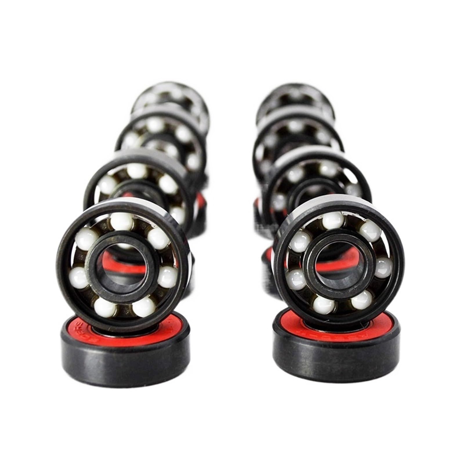 16 roulements à billes hybrides en céramique 608 2RS 8 * 22 * 7 mm ABEC-11 for roues de roller, skateboard et longboard miniatures à grande vitesse