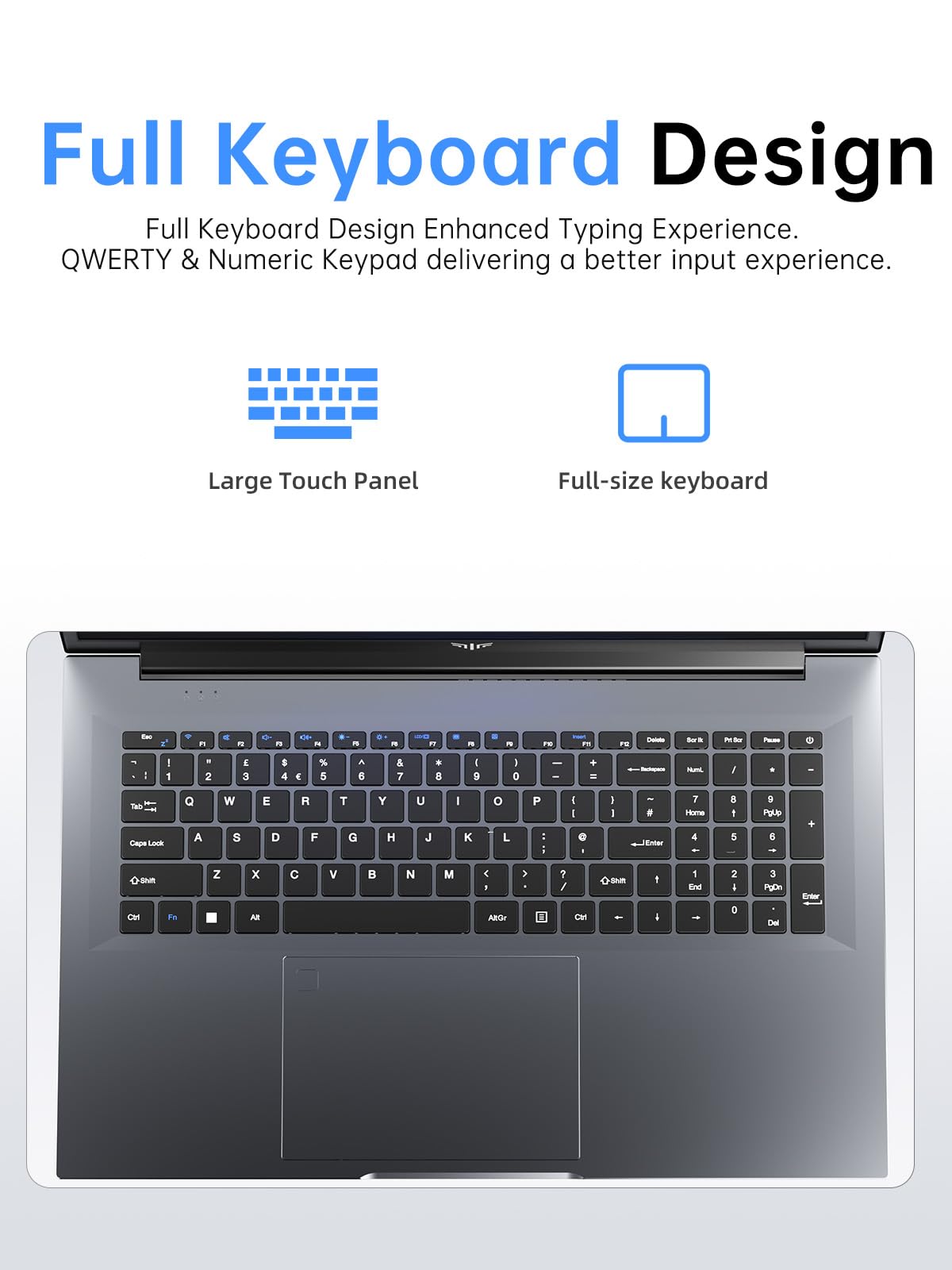 ACEMAGIC AX18 18,5-Zoll-FHD-Laptop, N150-Prozessor mit bis zu 3,6 GHz, 16 GB RAM, 512 GB SSD, Full-HD-Display, unterstützt WLAN 5, Bluetooth 5.0, 3 × USB 3.2, langlebiger 8000-mAh-Akku