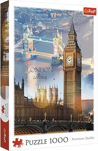 Trefl Rompecabezas rojo de 1000 piezas - Londres al amanecerFotolia