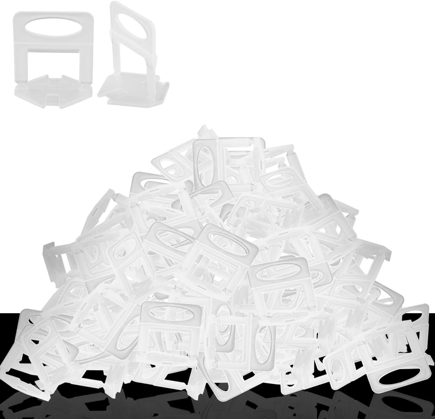 HighFree 400PCS Tile Leveling System Clips 1/8" DIY Tiles Leveler