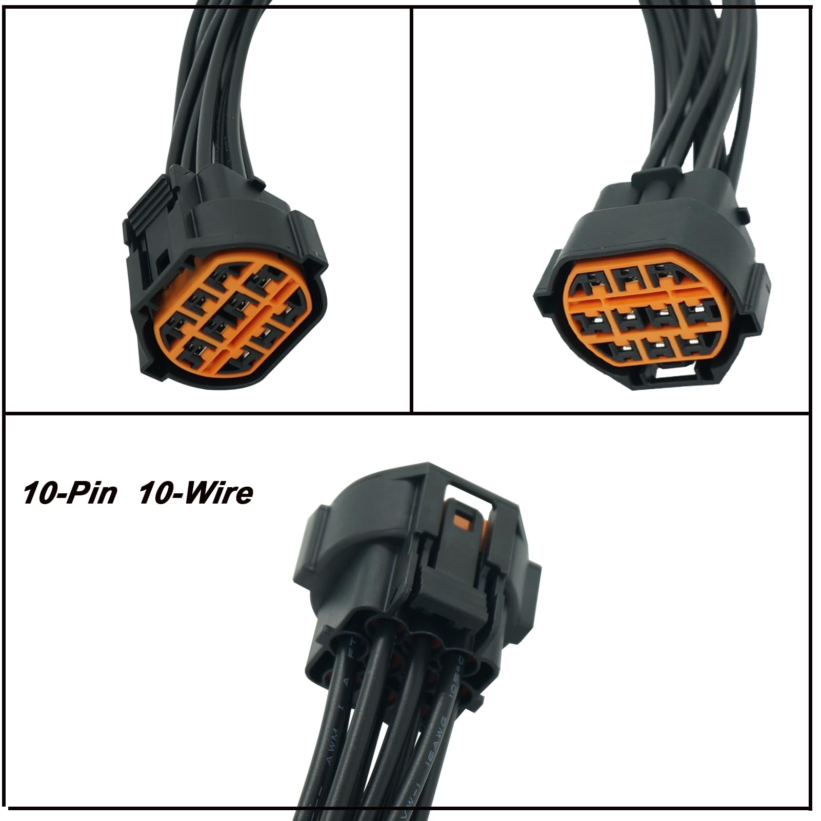 Hyundai Diagnostic 10 Pin DB15 Female Connector Cable | Diagnostic