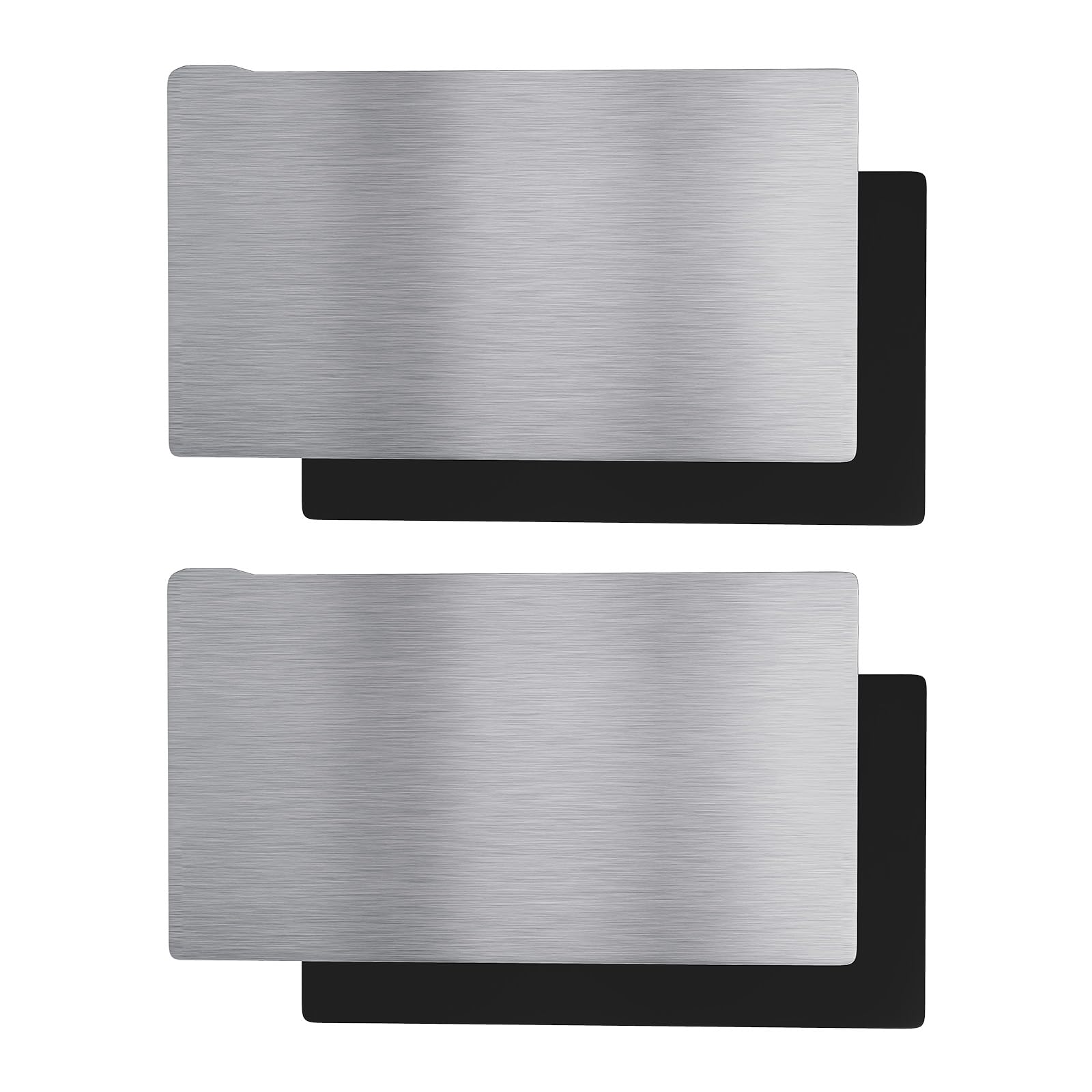 HIKUDIY 2 PCS Resin 3D Printer Flex Build Plate, Spring Steel Flexible Plate Flex Bed and Magnetic Base Platform for Phrozen Sonic Mini 8K / 8KS 3D Printer, 168x90mm