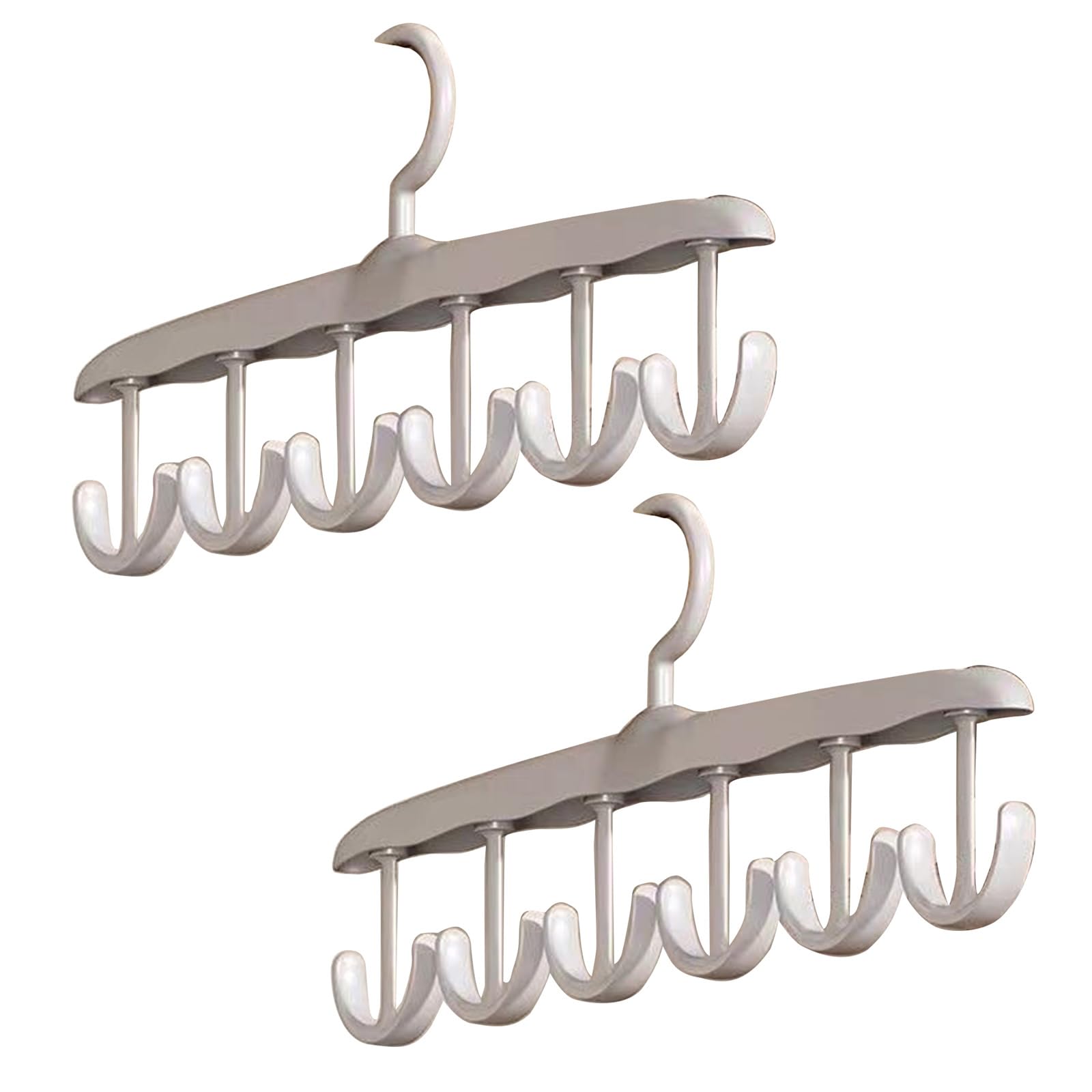 360 Degree Rotating Clothes Hanger With Waved Designs For Space Saving Home Dormitory Storage Organization Multiple Layer Garment