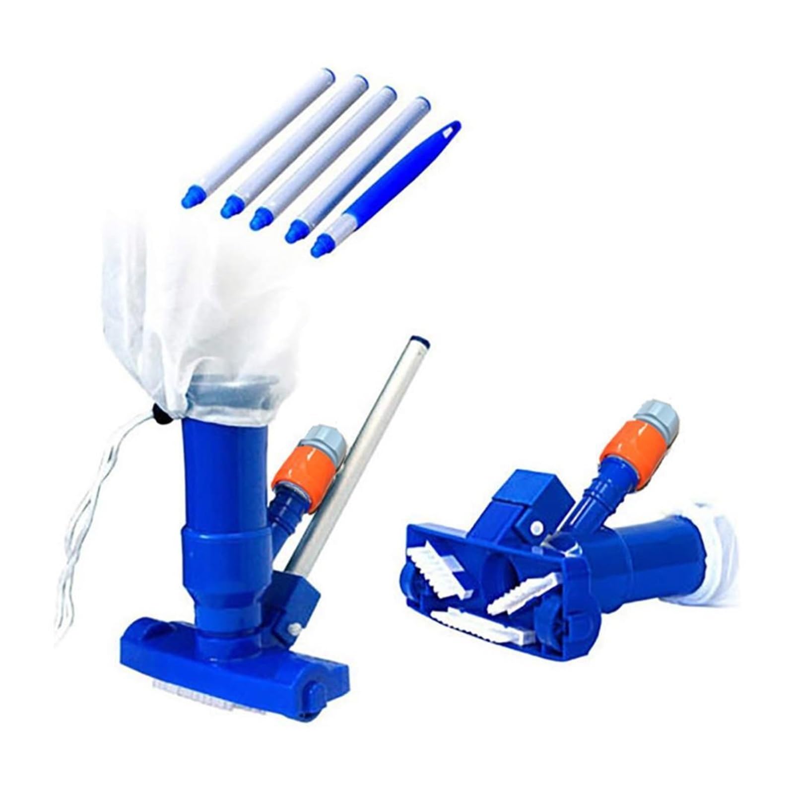 Szczotka do odkurzacza Jet Zestaw do basenu Głowica odkurzająca Z workiem na szczoteczki Adapter do węża Narzędzie do czyszczenia Akcesoria do basenów Spa Pond Tools