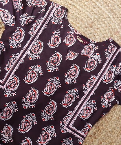 Image of विधा Women's Cotton Printed Straight Kurti