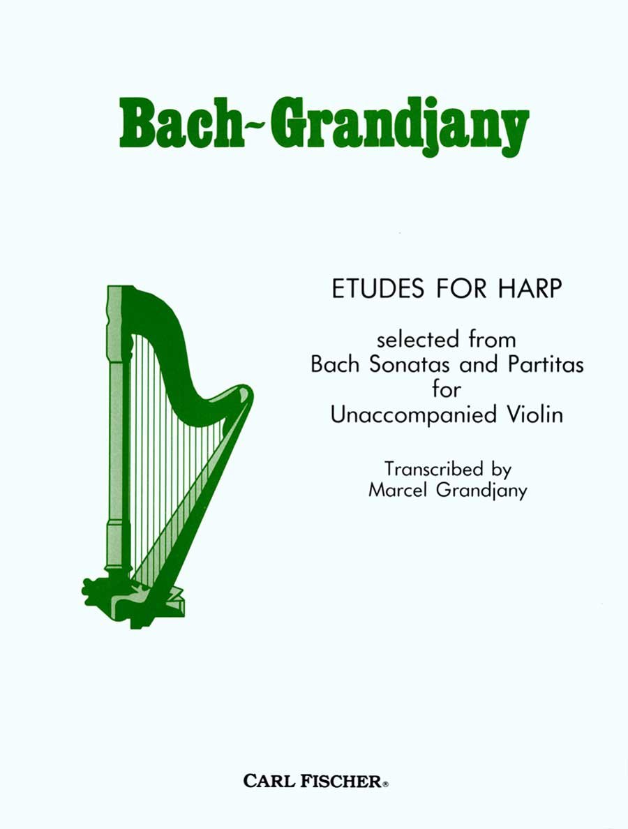 O4819 - Bach-Grandjany - Etudes for Harp (HARPE)