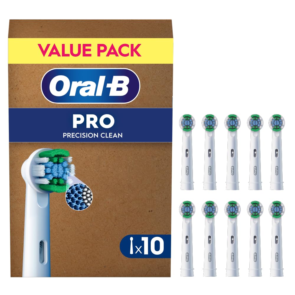 Oral-B Pro Precision Clean Toothbrush Heads White 10 Pack