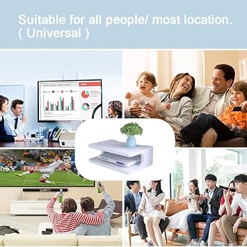 Wall-mounted Floating Shelf Bracket TV Box Set-top Box Modem Cable Box DVD Player for WiFi Router Player Streaming Device Wall Mount Shelf Storage Box (White)