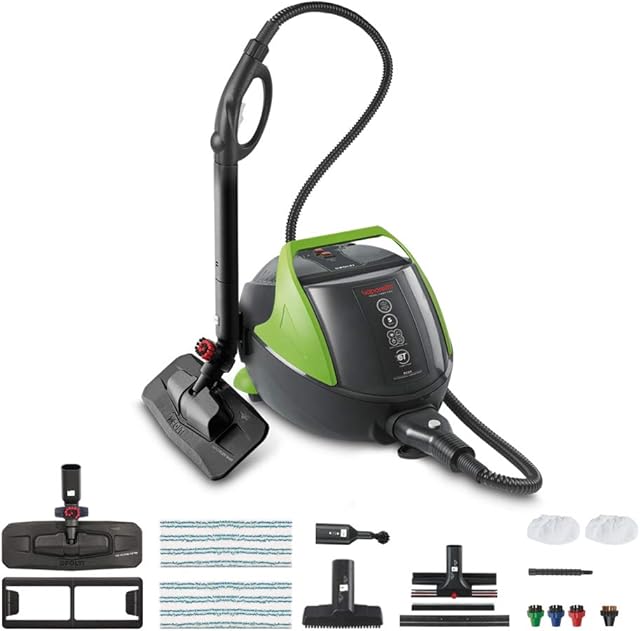 Polti Vaporetto PRO 95_Turbo Steam Cleaner, 5 Bar, Vaporflexi Brush, kills and eliminates 99.99% * of viruses, germs and bacteria, Made in Italy