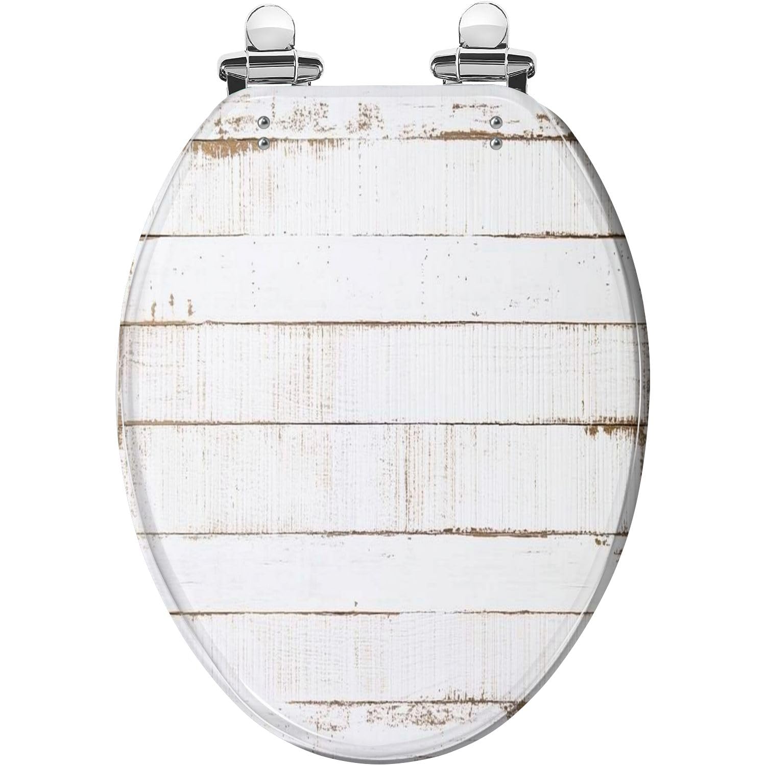 Tazyyzuu Multi8 Luxury Green Gold Marble Elongated Toilet Seat 3D Resin Slow Close Lid Quick-Release Hinges Easy Clean(,18.5X14.5)
