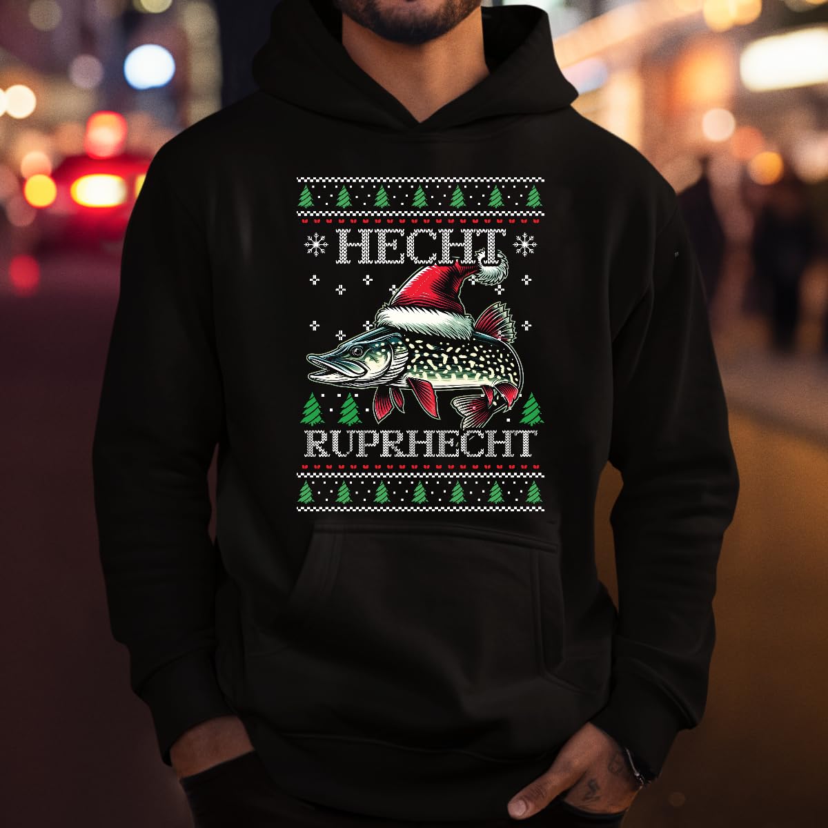 Hecht Ruprhecht Knecht Ruprecht - Maglione natalizio