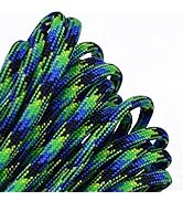 Bored Paracord - 1', 10', 25', 50', 100' Hanks & 250', 1000' Spools of Parachute 550 Cord Type II...