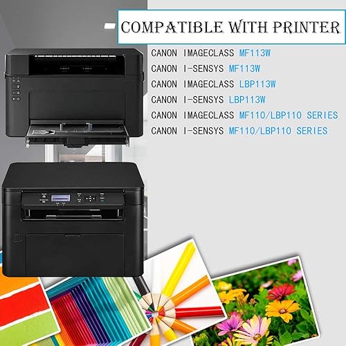 Miniatura 2 de PddToner - Paquete de 1 cartucho de tóner negro 047 de repuesto para Canon ImageCLASS MF113W LBP113W MF110/LBP110 Series i-SENSYS MF113W LBP113W