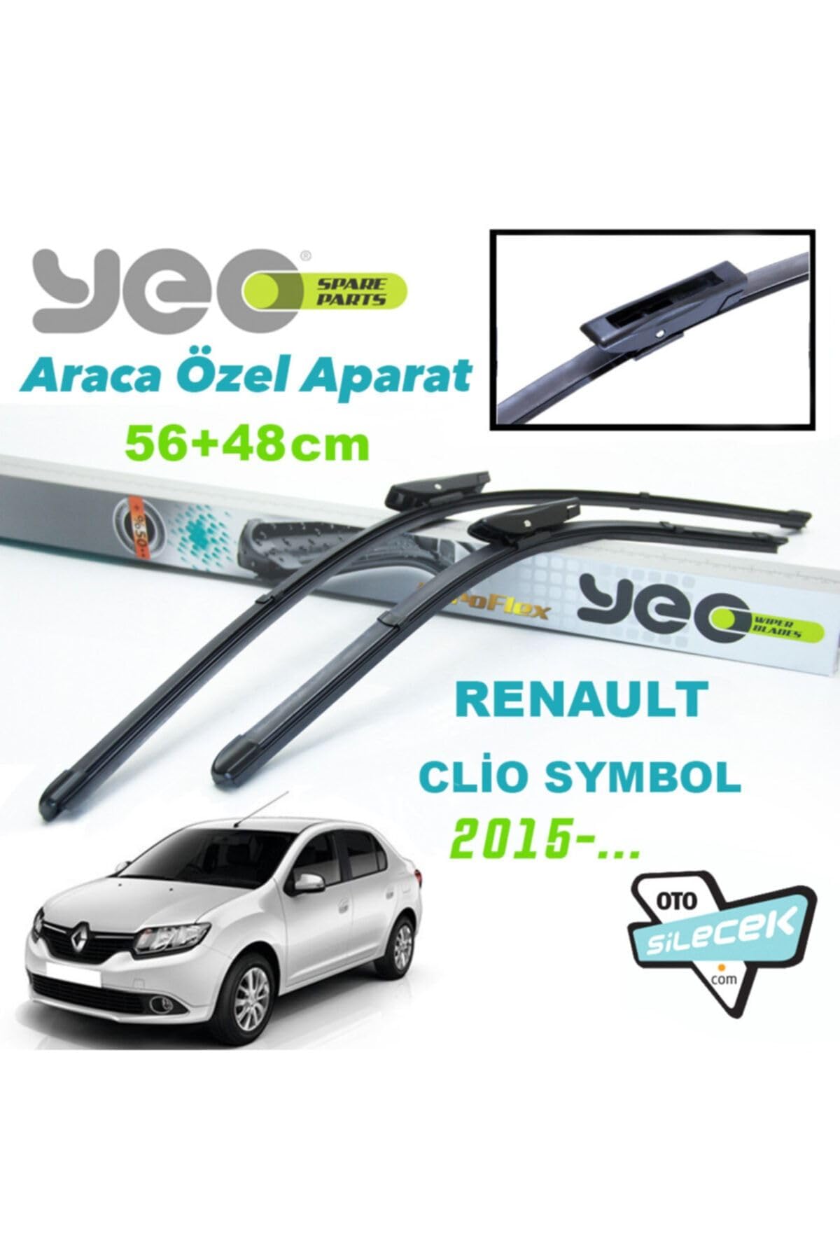 Yeo Renault Clio Symbol ile Uyumlu Silecek Takımı 2015-...