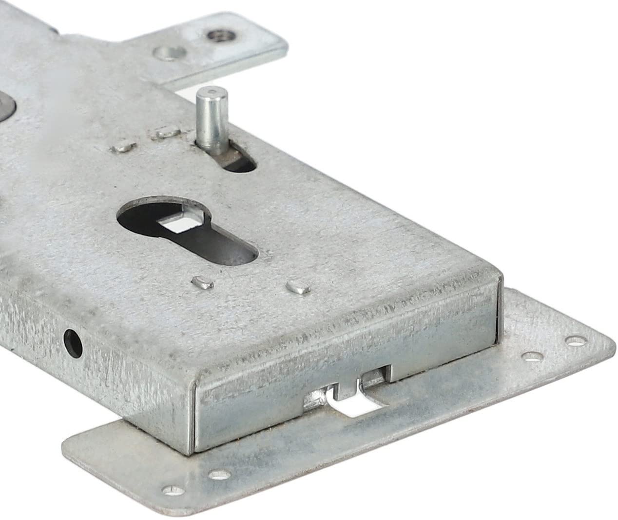 KOTARBAU® Cerradura para Puertas de Garaje batientes, Puertas de Entrada a almacenes, rejas, Cerradura de embutir, Cerradura para Puertas y portones 60 mm, Cerradura para portones y Puertas de Acceso