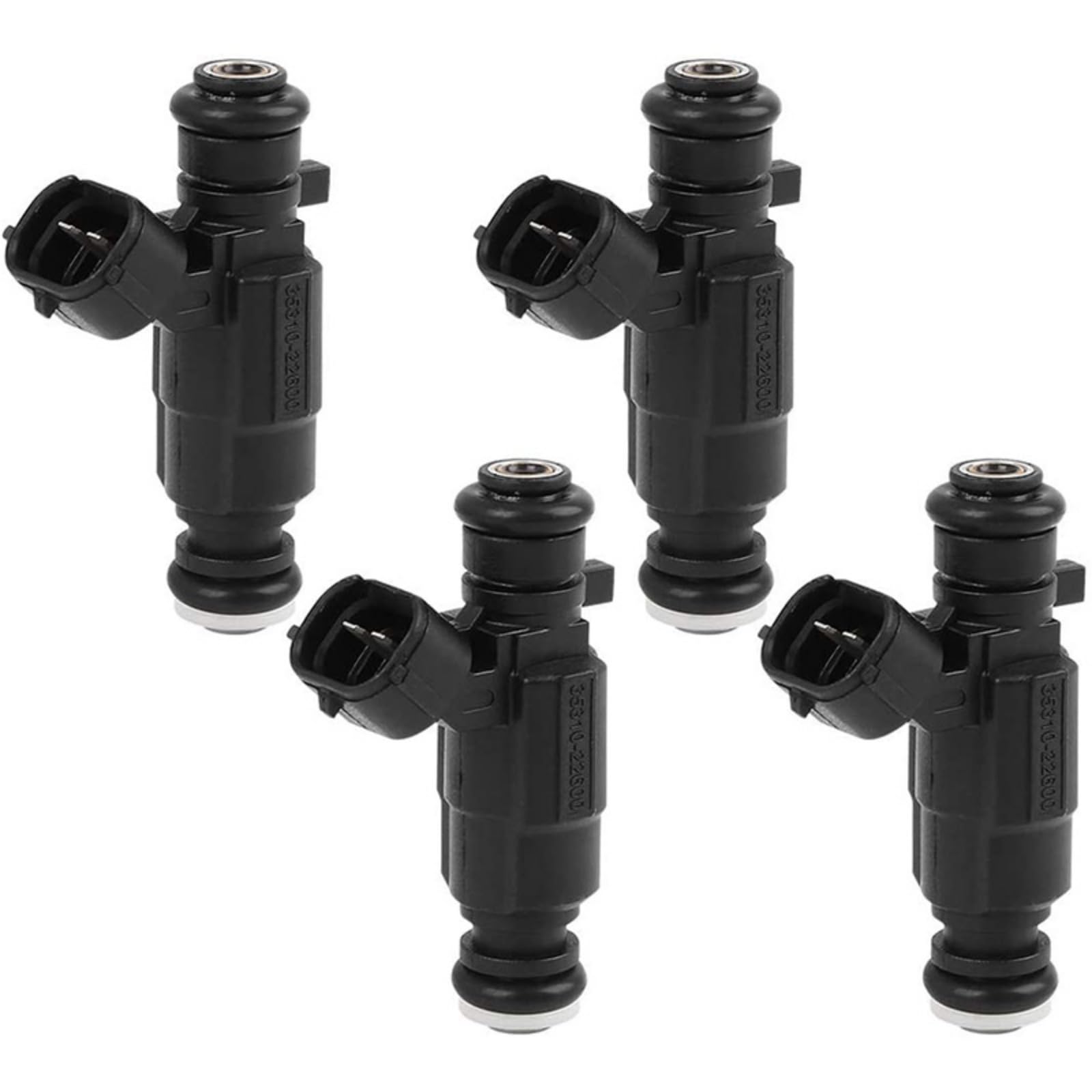 Inyector de Combustible Inyectores de Combustible para de Motor de 4 Piezas, para Accent 00-05 1.5L 1.6L I4 OEM 35310-22600 Boquilla de inyector de Combustible Accesorios para automóvil